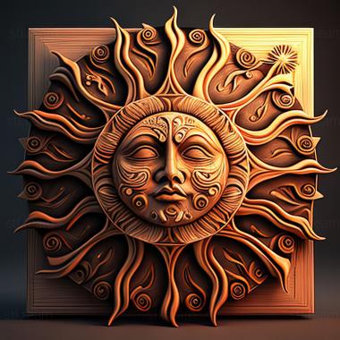 3D model st sun (STL)